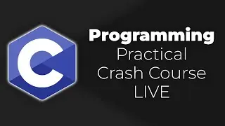 C programming language live practical crash course for beginners 1