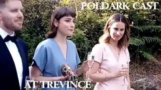 Poldark Cast at Trevince