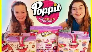 Poppit Air Dry Clay | Shopkins, Cup Cakes, Ice Cream DIY Kits