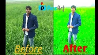 How to edit background natural green PicsArt tutorial....