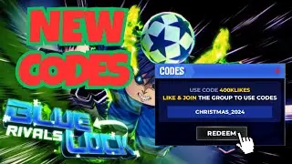 *NEW* WORKING CODES FOR BLUE LOCK RIVALS IN CHRISTMAS 2024 | Roblox Blue Lock Rivals