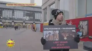 Die militante Veganerin - Raffaela Raab und ihr veganer Aktivismus | SAT.1 Frühstücksfernsehen