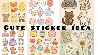Pinterest inspired cute sticker 🤗| cute sticker idea 💡