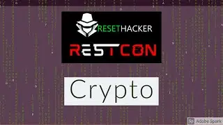 RESTCON CTF 2020 || Crypto Challs || Fatal Kali