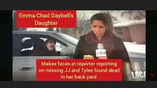 Emma Murray, Chad Daybell's daughter Makes faces at reporter reporting on missing JJ and Tylee
