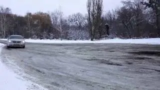 Dodge avenger зимний дрифт