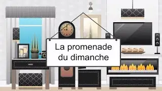 La promenade du dimanche; диалог на французском; dialogue français