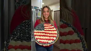 American Flag Fruit Pizza 🫐🇺🇸