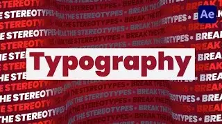 Abstract Typography Promo | Free Premium Template Download By HM Mazaharul |