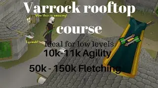 OSRS - How much Agility xp/h is Varrock rooftop course 2018