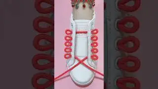 tie shoe laces creatively
