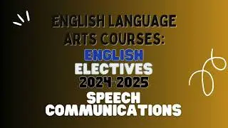 Speech Communications Elective Video