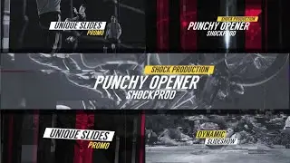 Template Punchy Glitch Opener / Sony Vegas