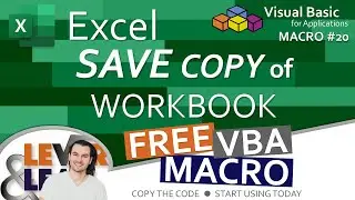 Excel Save Copy of Workbook | VBA Macro #20