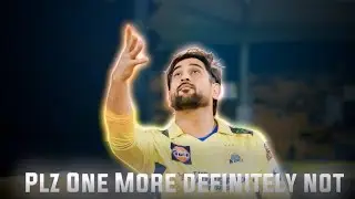 Plz One More Definitely Not Thala!! 💔😭 || Ms Dhoni Last IPL Season || #ipl2024 #msd #msdhoni #viral