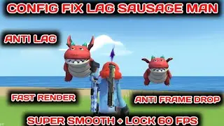 SMOOTH 60 FPS🚀BEST CONFIG FIX LAG SAUSAGE MAN