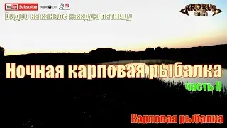Ночная карповая рыбалка. Часть 2