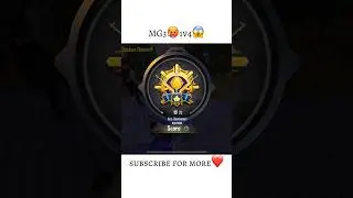MG3🥵 #bgmi #shorts