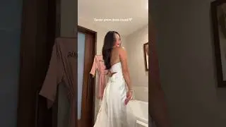 My senior prom dress🥹🤍 
