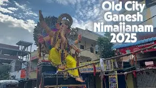 Old City Ganesh Nimajjanam 2025 - Ganesh Immersion I Ganesh Visarjan in Tank bund, Hyderabad 2025