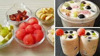 অসম্ভব মজাদার সাবুদানার ডেজার্ট | Easy Sago dessert | Fruit Dessert Recipe | Sabudana Dessert