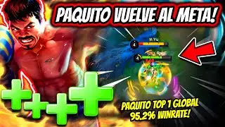 BUFFED PAQUITO IS IMMORTAL PAQUITO! PAQUITO TOP 1 GLOBAL 95.7% WINRATE | MOBILE LEGENDS