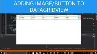 How To Add Image or Button In DataGridView  Column