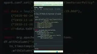 get Weekday and week number in month | sql | pyspark | date | time | timestamps