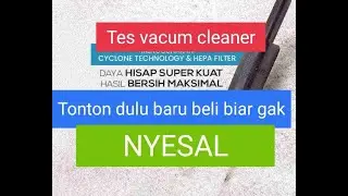 Tutorial tes vacum cleaner portable