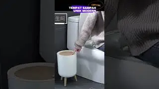 Tempat Sampah Unik Modern Tempat Sampah Fashion cukup menekan bagian kepala tempat sampah #Shorts