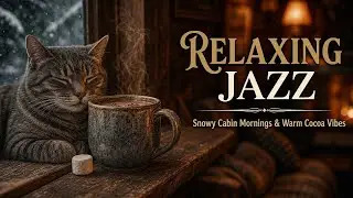 Relaxing Jazz - Smooth Jazz Music ~ Soft Background Jazz for Snowy Cabin Mornings & Warm Cocoa Vibes