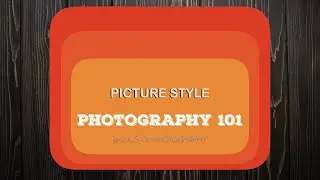 07 What is Picture Styles - Basics of Photography
