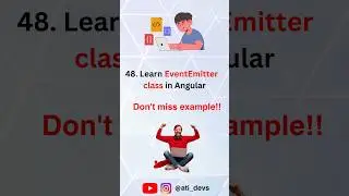What is EventEmitter class in Angular? 