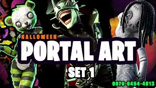 NEW: Halloween Portal Art for your #FortniteCreative Map Codes!