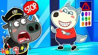 Don't Play in the Elevator! 🚨 Wolfoo's Safety Lesson with Officer Rhino | Police Cartoon