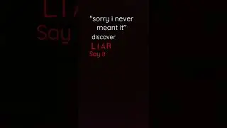 Liar.