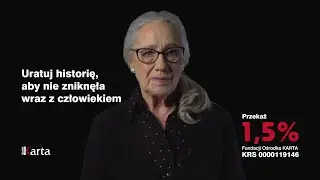 Maja Komorowska: Uratuj historię, aby nie zniknęła wraz z człowiekiem!