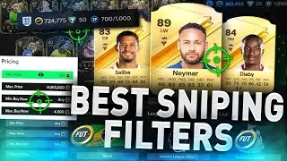 THE BEST SNIPING FILTERS!! 🤩 (BEST WAY TO MAKE COINS ON FC 24)