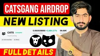 How to Join CatsGang Telegram AirDrop | Catsgang Telegram Bot | Cats Coin Listing