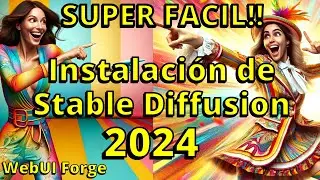 Instalación super fácil local de Stable diffusion en español 2024