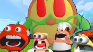 Full Pizza tower scream meme in Minecraft #minecraft #memes #backrooms #trending #youtubeshorts