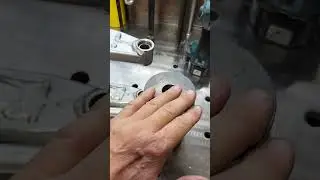 kx85 swingarm bearing removal with home made press.