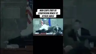Man leaps over US courtroom bench to attack judge
