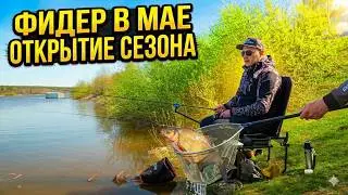 Рыбалка на фидер весной в мае Открытие Фидерного сезона Ловля на Фидер