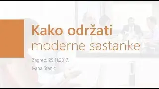 WEBINAR: Moderni sastanci