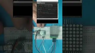 Display Your Name-Arduino LED Matrix #shorts
