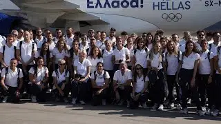 Πάμε Ελλάδα. Αναχώρησε η ελληνική Ολυμπιακή αποστολή για το Παρίσι| CNN Greece