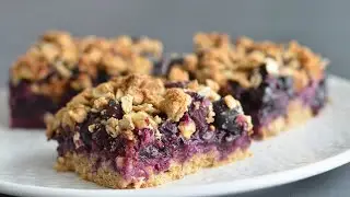 No time for Pie? Make these EASY Blueberry Bars instead!