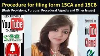 Procedure for filing form 15CA and 15CB | 15CA and 15CB Online Filing Procedure
