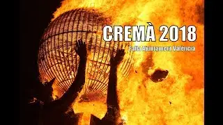CREMÀ FALLA PLAÇA AJUNTAMENT 2018 | #cremà18